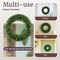 Pure Garden Set of 2 Wreaths 19.5-Inch Round Artificial Boxwood Summer, Fall, Winter, or Spring Wreaths 50-150 - alternate 3