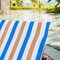 Hospeco Cabo Cabana Chaise Cover 30x85 Navy/Beige - Pack of 2, 2PK P-CC-CC-NV/BG - alternate 2