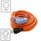 Ac Works Adapter Cable, STW, 5-15/20R, L14-30P, 25 ft., Orange L1430CBF520-025 - alternate 4