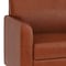 Flash Furniture HERCULES Diplomat Cognac LeatherSoft Chair with Clean Line-Stitched Frame and Chrome Legs BT-827-1-CG-CHR-GG - alternate 4