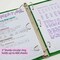 Bazic Products Slant D Ring View Binder with 2 Pockets, 3", Green 4162 - alternate 2