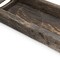 Homeroots 24in Brown Wood Indoor Outdoor Tray With Handles 376047 - alternate 2