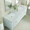 James Martin Vanities Myrrin 72in Double Vanity, Bright White w/ 3 CM Eternal Jasmine Pearl Silestone Top 485-V72-BW-FEJP - alternate 5