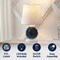 Jonathan Y Monkey Fist 18 in. Coastal Farmhouse Rope Ball LED Table Lamp, Navy Blue/White JYL6500B - alternate 4