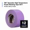 3M Painter's Tape, 72 mm W x 60 yd L, 7.3 mil Thick, Purple, Rubber Adhesive, 12 PK 501+PL - alternate 2