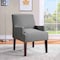 Osp Home Furnishings Main Street Guest Chair, Charcoal MST55-W12 - alternate 6