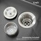 Wrightmaster 23 in. Drop-In Single Bowl 20 Gauge Black Stainless Steel Kitchen Sink with Drain and Hook ZOR-BL02D-231908 - alternate 3