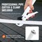 Vevor 3/4" x 500ft White PEX-B Tubing/Pipe for Potable Water with Pipe Cutter P130-13-500W - alternate 3