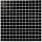 Apollo Tile Dune 12 in. x 12 in. Glossy Black Glass Mosaic Wall and Floor Tile 20 sq. ft./case, 10PK APLSA88BK901A - alternate 1