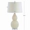 Jonathan Y Thatcher 28.25" Contemporary Transitional Ceramic LED Table Lamp, Cream JYL8019A - alternate 2