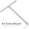 Neiko 3/8'' Drive T-Handle Wrench with Long Reach, Chromium Vanadium Steel 01135A - alternate 2