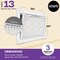 Simply 20x25x1 Merv 13, Pleated Air Filter, High Capacity, 8PK S-13-08-20251 - alternate 3