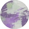 Homeroots 8' Purple Mint Green And Ivory Round Abstract Washable Indoor Outdoor Area Rug 618486 - alternate 2