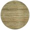 Homeroots 8' Fern Green And Taupe Round Abstract Washable Indoor Outdoor Area Rug 618276 - alternate 5
