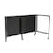 Homeroots 47" Black Writing Desk 400742 - alternate 7