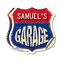 Signmission Samuel's Garage, 4 inch X 4 inch, Vinyl Decal, 2PK SHI-D-2PACK-4-383-SAMUEL - alternate 1