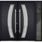 Vdomdoors Steel Double Doors Deux 6500 Black Sidelight Exterior Window Stainless Inserts Single Modern Painte DEUX6500DEXD-BLK-RH-W72+14 x H80 - alternate 1