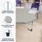 Flash Furniture Commercial Adjustable Height Flower Activity Table with Locking Casters-LT Gray XU-A60-FLR-LTGRY-T-A-CAS-GG - alternate 5