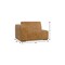 Homeroots 44" Sienna Leather Modular Sofa With Brown Legs 641033 - alternate 5