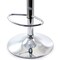 Elama 2 Piece Adjustable Bar Stool in Black and White with Chrome Base ELM-836A-BLK-WHT - alternate 2