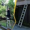 Edendirect 9.5 ft. Telescoping Aluminum Button Extension Ladder with Triangle Stabilizer and Hooks, 330 lbs. IR-W2717P187988 - alternate 8