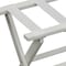 Homeroots Earth Friendly White Folding Luggage Rack With White Straps 383089 - alternate 5