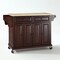 Crosley Full Size Wood Top Kitchen Cart KF30001EMA - alternate 1