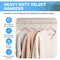 Simple Deluxe HealSmart Velvet Hangers, Space Saving Clothes Hangers, Pink, 50PK HKHANGVELVET50PNK - alternate 5