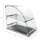 Koolmore 2 Tier Commercial Countertop Bakery Display Case with Front Curved Glass and Rear Door DC-2CN - alternate 5