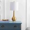 Jonathan Y Dylan 25" Metal/Crystal Teardrop LED Table Lamp, Brass JYL5010A - alternate 5