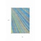 Homeroots 8' X 10' Denim Blue Sky Blue And Gold Striped Washable Indoor Outdoor Area Rug 614974 - alternate 4