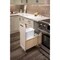Century Components Kitchen Pull Out Waste Bin Container, 34 Qt White Single, Blum CASBM115-34PF - alternate 2