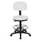 Office Star Products DC Series Sculptured Seat & Back Custom Fabric Drafting Chair, Dillon Snow DC517V-R101 - alternate 4