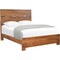 Homeroots Brown Live Edge Bow Joint Solid Wood Queen Bed Frame 604632 - alternate 5