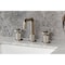 Kingston Brass Widespread Bathroom Faucet with Push Pop-Up Drain, Brushed Nickel KS1418RNX - alternate 3