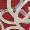 Homeroots 5' X 8' Red Beige And Gray Abstract Washable Indoor Outdoor Area Rug 599161 - alternate 3