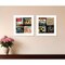 Homeroots Set Of Two At The Movies 1 White Framed Print Wall Art, 2PK 406649 - alternate 1