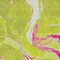 Homeroots 3' X 5' Lime Green Neon Pink And Ivory Abstract Washable Indoor Outdoor Area Rug 597782 - alternate 5