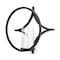 Homeroots 6" Black Quatrefoil Metal And Glass Wall Sconce Candle Holder 608546 - alternate 1