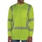 Ergodyne Hi-Vis Shirt, L, Lime, Long Sleeve 22254 - alternate 1