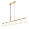 Z-Lite Naya 7-Light Linear Chandelier, 64 in W, Modern Gold 7518-7L-MGLD - alternate 4