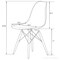 Leisuremod Dover Dining Side Chair with Acrylic Legs, Clear EPC19CL - alternate 4