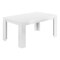Homeroots 140" White Solid Wood Dining Table 332588 - alternate 1