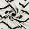 Homeroots 50" X 60" Black and White Woven Cotton Geometric Throw Blanket with Tassels 516484 - alternate 4