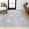 Jonathan Y Doodle Contemporary Glam Geometric Machine-Washable Cream/Dark Gray 8 ft. x 10 ft. Area Rug WSH310A-8 - alternate 4