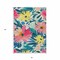 Homeroots 3' X 5' Blush And Pink Floral Washable Indoor Outdoor Area Rug 610973 - alternate 5