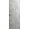 Sartodoors Invisible Solid Hidden Door with Handle, Planum 0010 Onyx with Silver Hidden Frame 30" x 96" Left-h PLANUM0010HF-PM003-30 x 96-LH-I - alternate 1