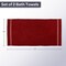 Lavish Home Bath Towels 2PC 100% Cotton Towel Set Extra Large Quick Drying Bath Towels Absorbent Bath Sheets 67-0022-BUBS - alternate 4