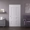 Sartodoors Sliding Closet Bi-fold Doors 84x84 inches White Solid Core Modern Interior ROYAL9833BF-EMAL-8484 - alternate 1