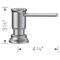 Blanco Empressa Soap Dispenser, Stainless 442517 - alternate 3